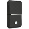 Carteira MagSafe BMW Carbon Metal Logos, preta