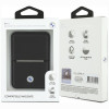 Carteira MagSafe BMW Carbon Metal Logos, preta
