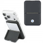 Carteira MagSafe BMW Carbon Metal Logos, antracite
