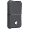 Carteira MagSafe BMW Carbon Metal Logos, antracite