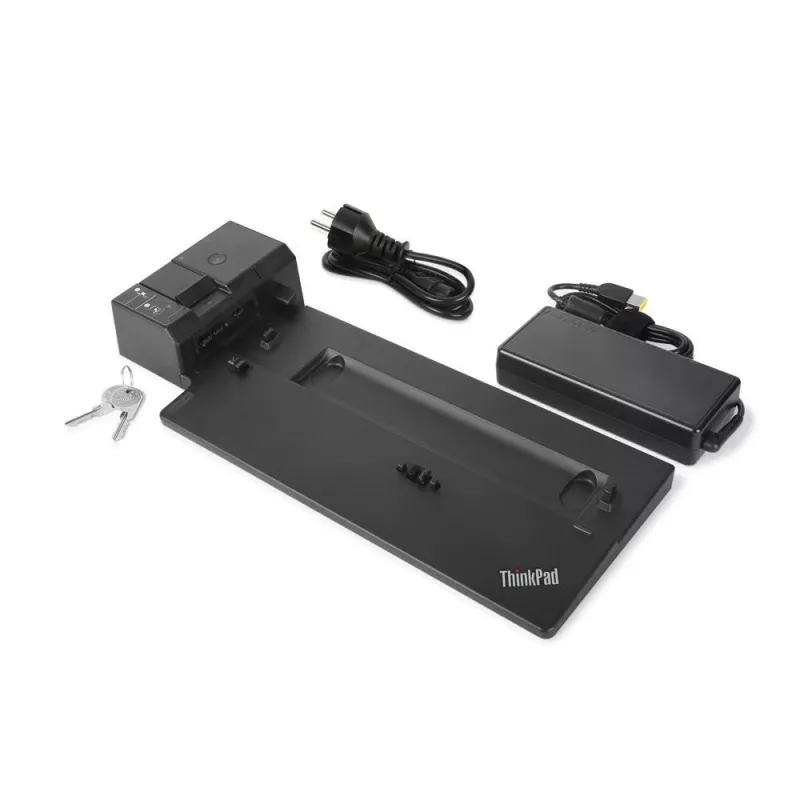 Estação de acoplamento básica Lenovo ThinkPad, 10/100/1000 Mbit/s, preta, Kensington Lock, 40AG0090SA