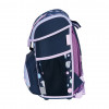 Conjunto de mochila escolar Herlitz Loop Plus Unicorn Dreams para o ensino primário, azul-escuro/rosa