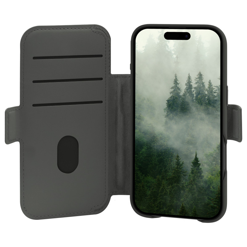 Capa flip MagSafe dbramante1928 Lynge, Forest Shadow, para Apple iPhone Air (LM66ICGR6686)
