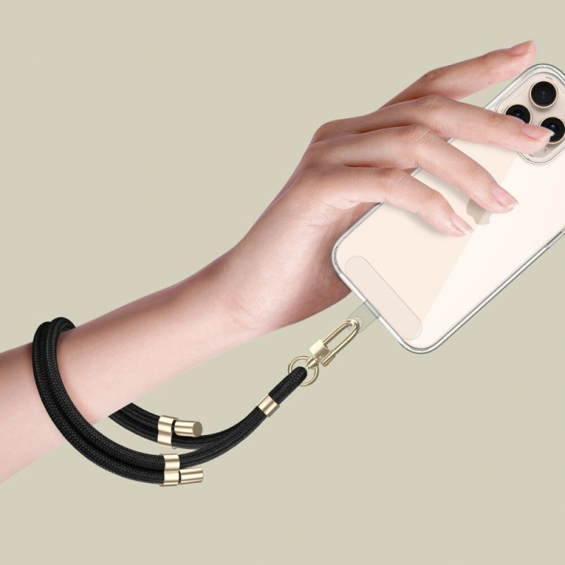 Correia de pulso em corda Tech-Protect C4S, preto/dourado