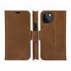 Capa flip dbramante1928 Copenhagen Slim, pele granulada, castanho-claro, para Apple iPhone 13 mini (CS54GT001324)