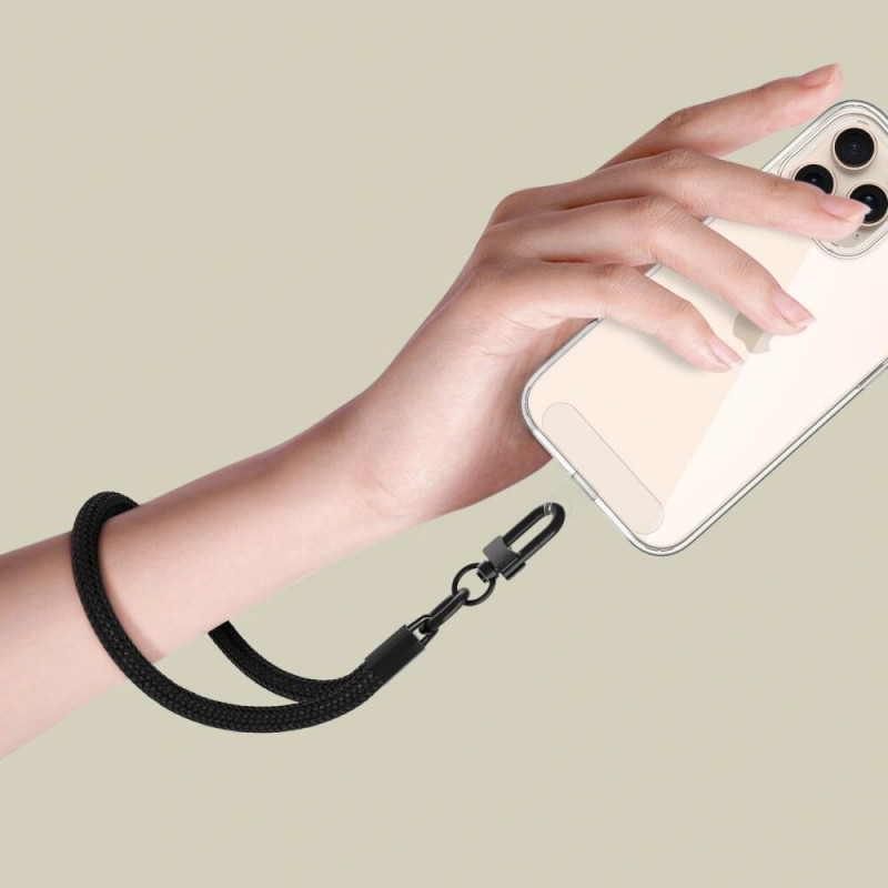 Tech-Protect C3S Rope Wrist Strap, Preto/Preto