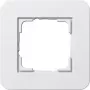 Gira 0211410 Moldura 1 módulo Gira E3, branco puro/branco puro