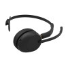 Auscultador mono Jabra Evolve3 65 UC, Link 390c, base de carregamento, preto (36599-889-889)