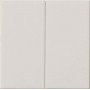 Gira 536203 S3000 Módulo de comando 2 vias System 55, branco puro brilhante