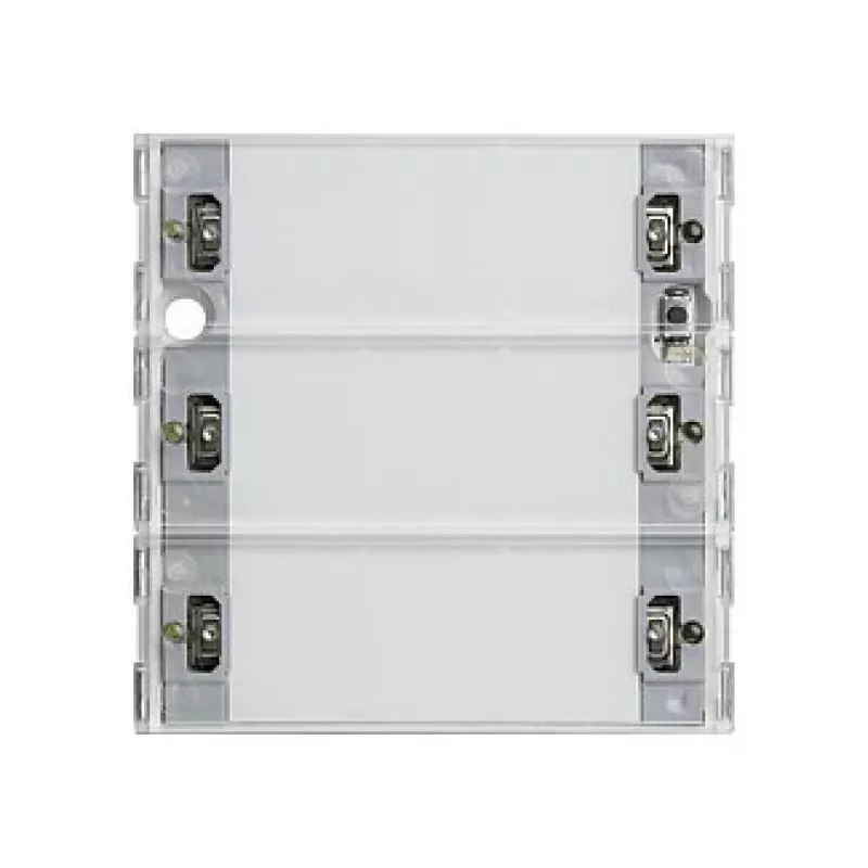 Sensor de botão Gira Push-Button Sensor 3 Comfort 513300, 3-gang, KNX, System 55