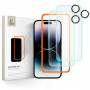 Tech-Protect Supreme Set Vidro Temperado para Apple iPhone 16 Pro Max, Transparente (3 un.)