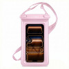 Tech-Protect UWC7 Capa flutuante impermeável universal para smartphones até 6,9 polegadas, rosa