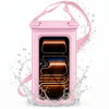 Tech-Protect UWC7 Capa flutuante impermeável universal para smartphones até 6,9 polegadas, rosa