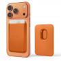 Suporte de cartões magnético universal MagSafe Tech-Protect MagWallet, laranja