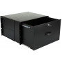 Lanview RAD115BL Acessório para rack, 6U, 19 polegadas, oval, 482 mm, 50 kg, preto