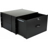 Lanview RAD115BL Acessório para rack, 6U, 19 polegadas, oval, 482 mm, 50 kg, preto