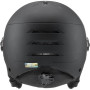 Capacete de esqui UVEX Wanted Visor, 58-61 cm (L), preto