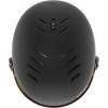 Capacete de esqui UVEX Wanted Visor, 58-61 cm (L), preto