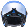 Capacete de esqui para crianças UVEX Rocket jr. Visor, azul mate