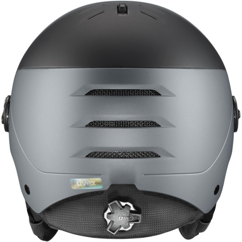 Capacete de esqui UVEX Wanted Visor pro V, preto mate