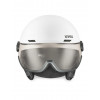 Capacete de esqui UVEX Wanted Visor pro V, branco mate