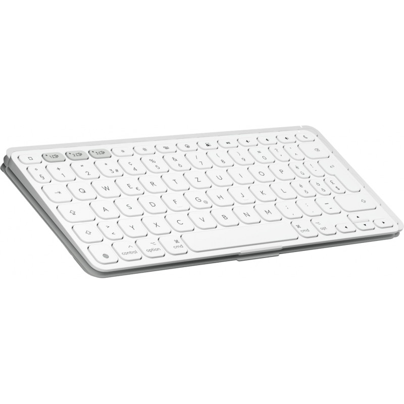Teclado Logitech Keys-To-Go 2 para iPad (920-013009), cinza-claro, layout suíço