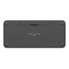 Teclado Bluetooth Logitech Pebble Keys 2 K380s (920-011803), grafite, layout francês