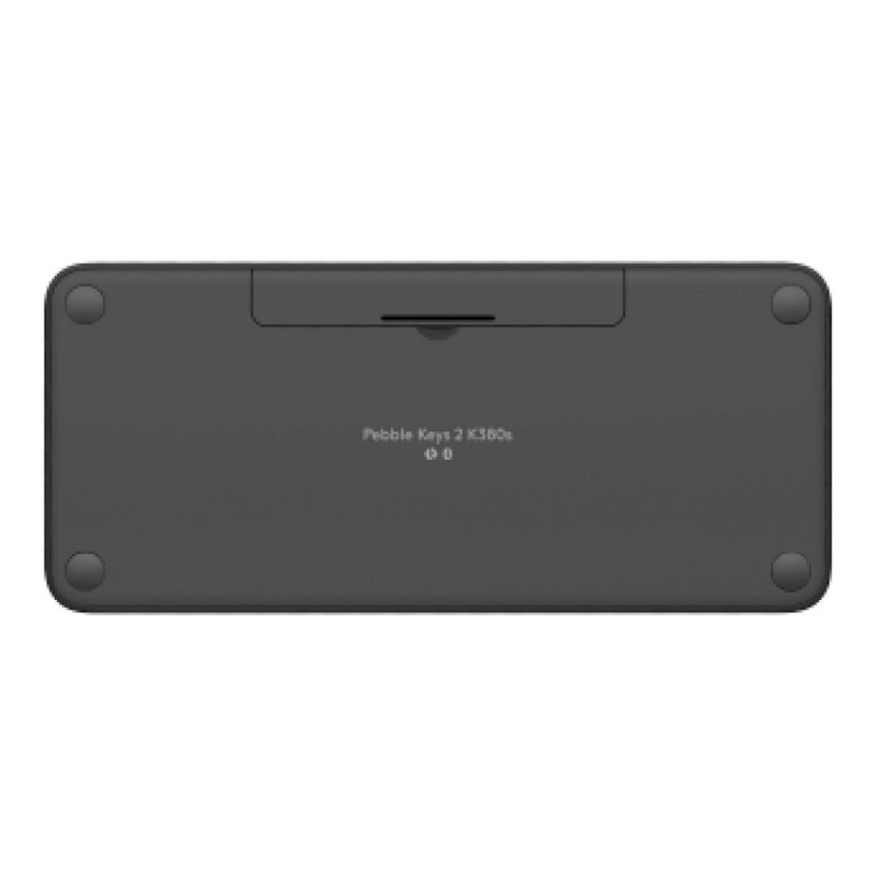 Teclado Bluetooth Logitech Pebble Keys 2 K380s (920-011803), grafite, layout francês