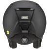 Capacete de esqui UVEX Monte LT MIPS 56-59 cm, preto mate