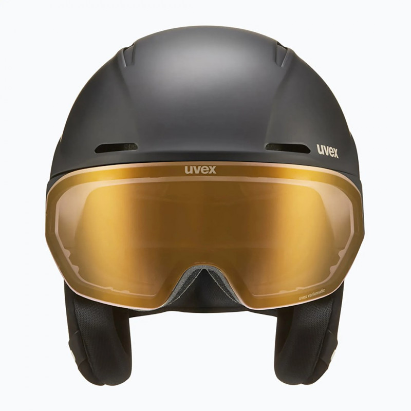 Capacete de esqui UVEX Ultimate Horizon MIPS, preto mate