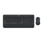Conjunto de teclado e rato sem fios Logitech MK545 Advanced (920-008982), layout francês, preto