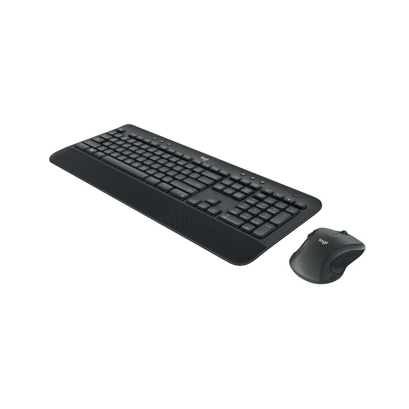 Conjunto de teclado e rato sem fios Logitech MK545 Advanced (920-008982), layout francês, preto