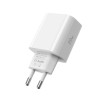 Carregador de parede USB-C de 1 porta Tech-Protect NC20W PD20W com cabo USB-C / USB-C, branco