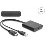 Adaptador Delock 64383 HDMI macho para USB Type-C fêmea (DP Alt Mode), 8K HDR