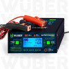 Carregador de bateria com microprocessador Wuber W14019, 6/8/12/14/16/24 V, 10 A