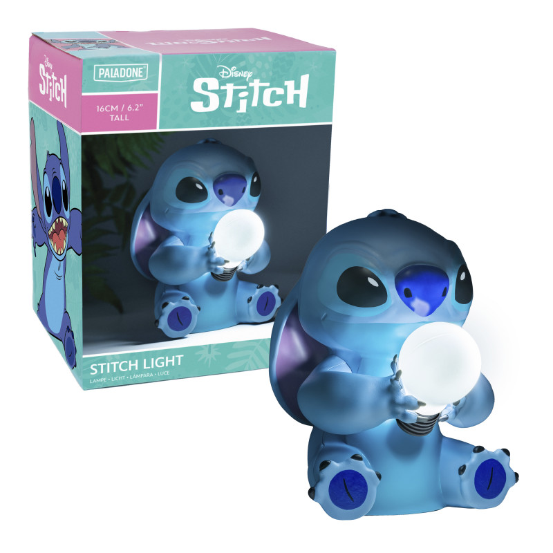 Paladone PP9652LS Luz Stitch Lilo & Stitch, Luz Noturna com Iluminação Ambiente