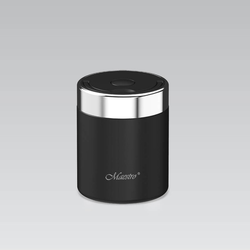 Maestro MR-1649-50-BLACK Termo para alimentos, 500 ml, preto