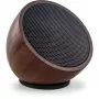Coluna Bluetooth portátil InLine woodwoom, 3 W, madeira de nogueira