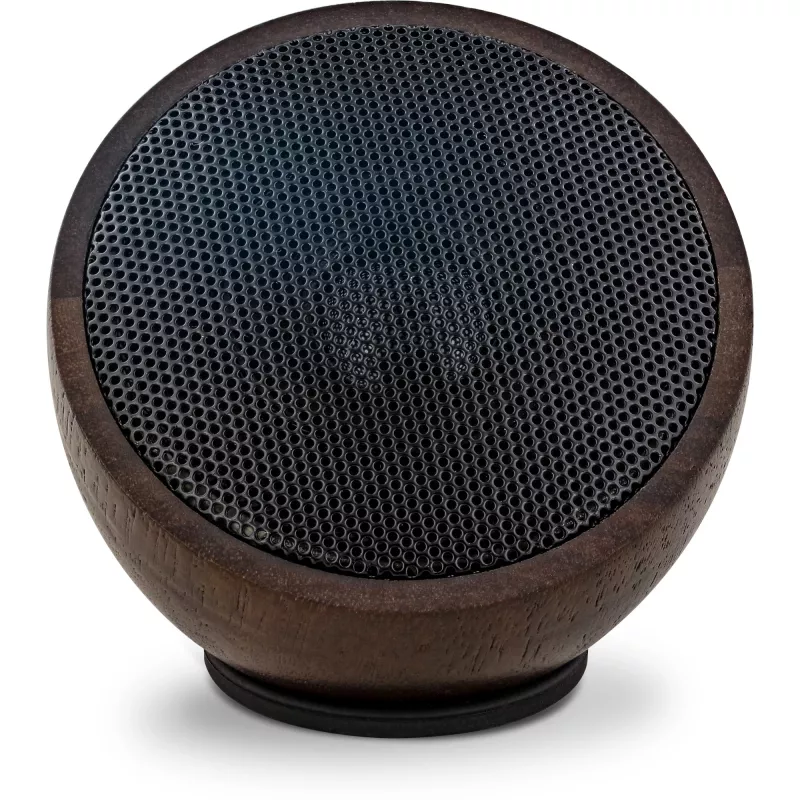 Coluna Bluetooth portátil InLine woodwoom, 3 W, madeira de nogueira