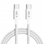 Cabo USB-C / USB-C Tech-Protect Ultraboost Lite PD60W/3A 200 cm, cinzento claro