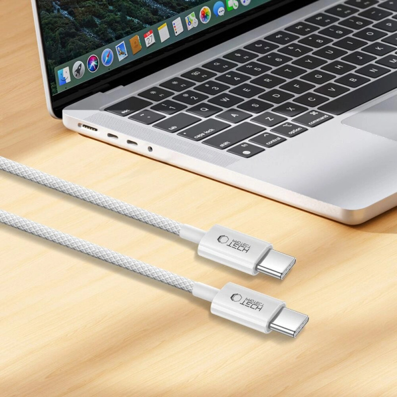 Cabo USB-C / USB-C Tech-Protect Ultraboost Lite PD60W/3A 200 cm, cinzento claro