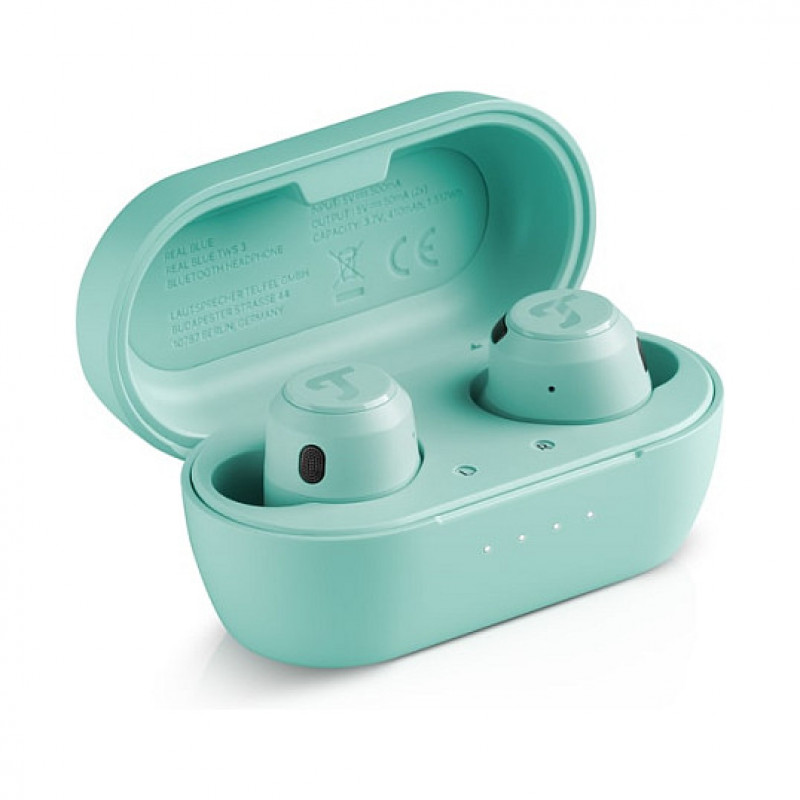 Teufel REAL BLUE TWS 3 auriculares Bluetooth intra-auriculares true-wireless, verde enevoado