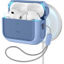 Capa ESR Orbit HaloLock MagSafe para Apple AirPods Pro 3, azul-claro