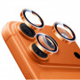 Protetor de câmara ESR Armorite para Apple iPhone 14 Pro / Max / 15 Pro / Max / 16 Pro / Max / 17 Pro / Max, laranja