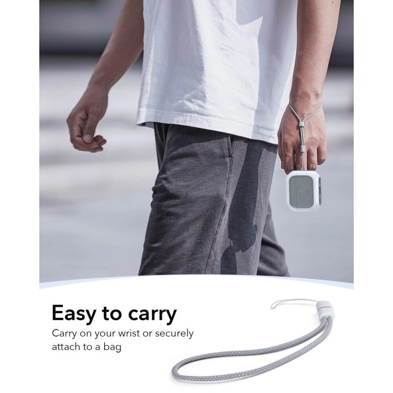 Capa ESR Orbit HaloLock MagSafe para Apple AirPods Pro 3, branca