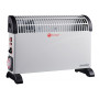 Mesko MS 7741w Aquecedor de convecção com temporizador e turboventilador, 2000 W, branco