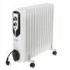 Radiador a óleo Adler AD 7818, 2500 W, 3 níveis de potência, 13 elementos, branco