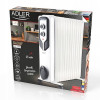Radiador a óleo Adler AD 7818, 2500 W, 3 níveis de potência, 13 elementos, branco