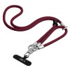 Conjunto de cordões para telemóvel Tech-Protect C10S Rope Crossbody & Wrist, bordô/titânio