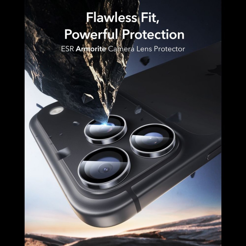 ESR Protetor de câmara Armorite para Apple iPhone 18 Pro / 18 Pro Max, transparente, 1D99500202